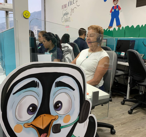 Foto de la señora de I.C.E. BPS